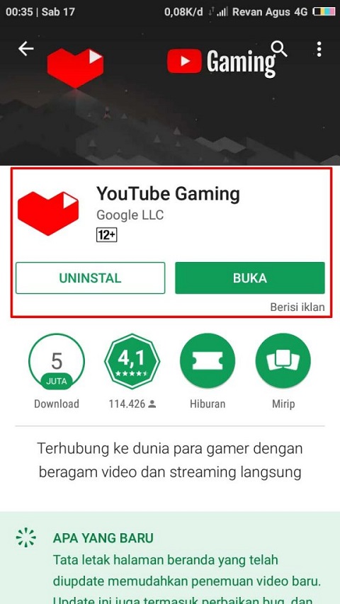 Download YouTube Gaming Android