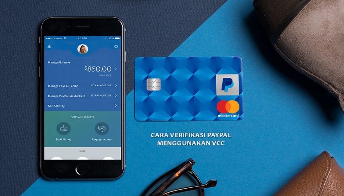 Cara verifikasi PayPal dengan VCC secara gratis terbaru